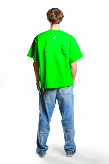 T-shirt Oversize Fluo Green