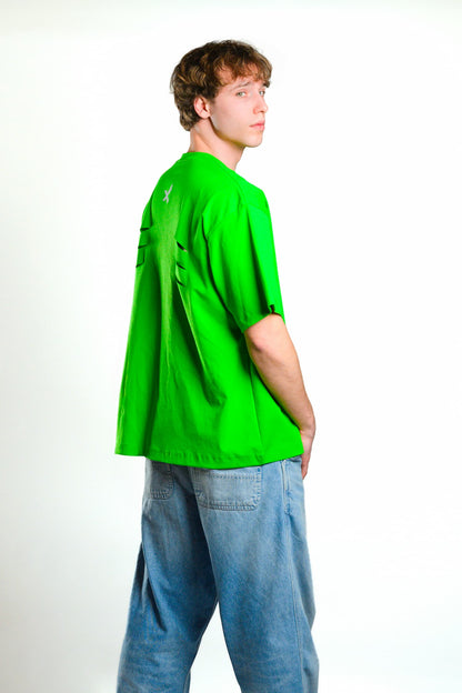 T-shirt Oversize Fluo Green