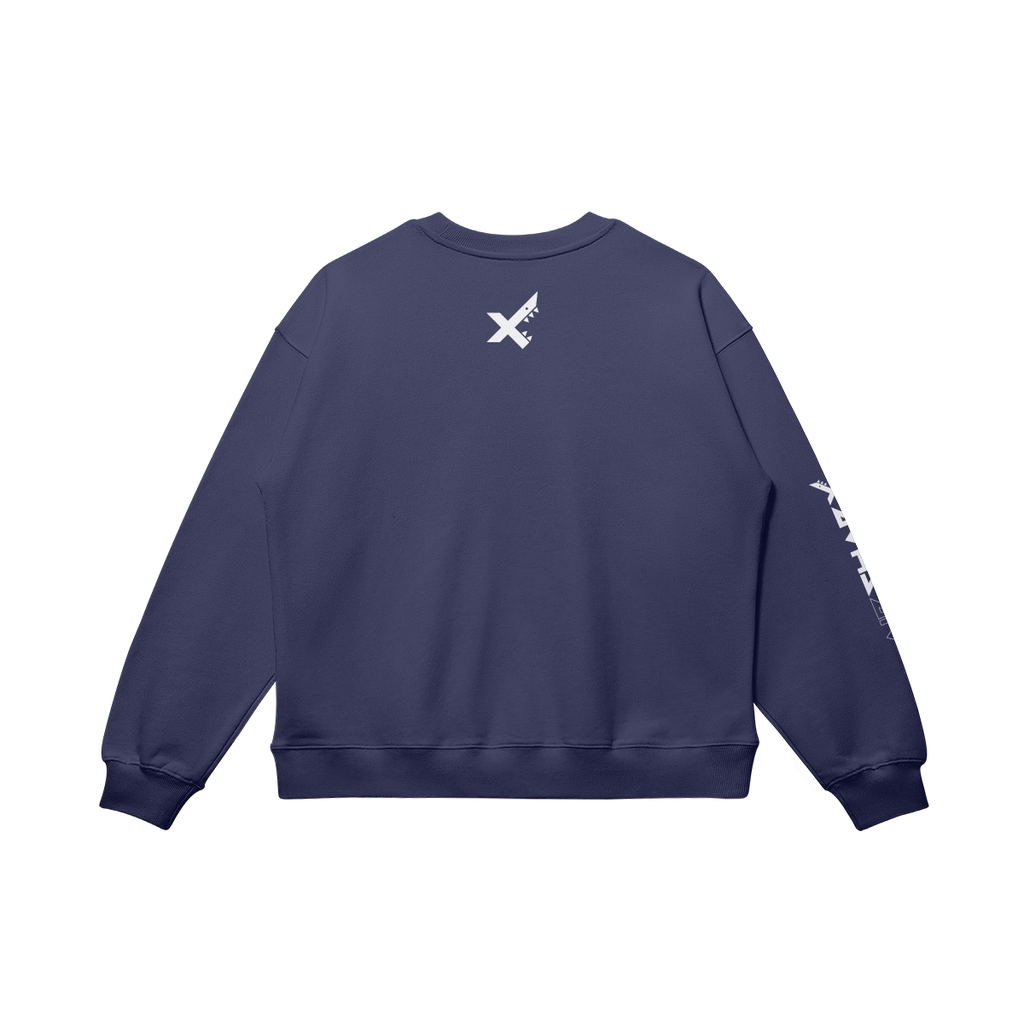 Sweatshirt MINIMAL CREW - Navy - AIRSHARX®