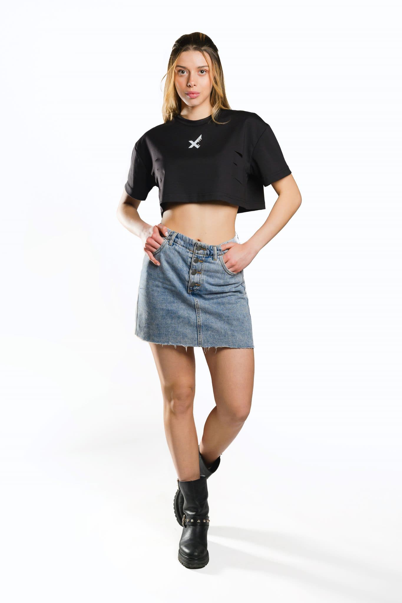 T - SHARX - Oversize Crop Top - AIRSHARX®